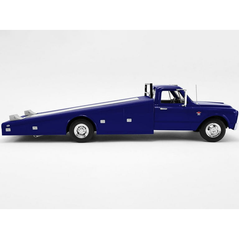 ACME 1967 Chevy C30 Ramp Truck Blue Limited Edition 1/18