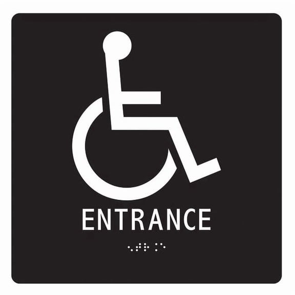 Safety Sign, 8 in H, 8 in W, Modified Acrylic, Square, English, 486G53