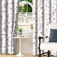 thumbnail image 5 of Lfeey Vintage Floral Watercolor Blackout Curtains, Room Darkening Thermal Insulated Window Drapes with Grommet Top, 42" W x 96" L, 2 Panels, 5 of 7