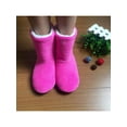 thumbnail image 3 of SIMANLAN Women's Furry Bootie Slippers Comfy Warm House Slippers with Plush Faux Fur Lining Outdoor Indoor, 3 of 3