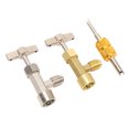 thumbnail image 1 of Kit De Grifo Para Latas R134A, Grifo Para Latas De Refrigerante Estilo Punción Autosellante De Latón Con Herramienta De Extracción Del Núcleo De La Válvula Para De, 1 of 7