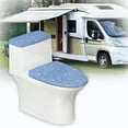 thumbnail image 6 of FOR U DESIGNS Star Pattern Toilet Lid Cover Set of 2, Comfortable Bathroom Toilet Protector, Machine Washable Seat Covers Fits Most Size Toilet Lids, Gifts for Family, 6 of 8