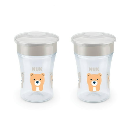 NUK Evolution 360 Spoutless Cup, 8 oz, 2-Pack