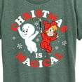 thumbnail image 3 of Casper the Friendly Ghost - Christmas Is Magical - Women's Short Sleeve Graphic T-Shirt, 3 of 5