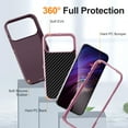 thumbnail image 4 of ELEHOLD for iPhone 17 Pro,Rugged Hybrid Case Military Grade Shockproof Protection Slim Fit Anti-Scratch Heavy Duty Case for iPhone 17 Pro,Purple+Pink, 4 of 8
