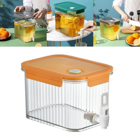 

Fridge Iced Beverage Dispenser Drink Dispenser Cold Water Jug with Water Jug Dispenser Lemonade Bucket Juice Water for 2L Others