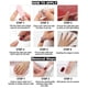 thumbnail image 5 of Set de uñas postizas con forma de almendra, 24 piezas, coloridas y brillantes, con 12 tamaños diferentes para manicura profesional., 5 of 5