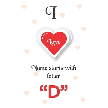 I Love Name Starts with Letter 