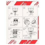 (6 pack) Toyota OE Engine Oil Filter 04152-YZZA1 0.64 Pound