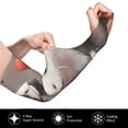thumbnail image 3 of Uemuo Heart Guinea Pig Couple Printed Arm Sleeves, Cooling UV Sun Protection Sports Compression for Men/Women, 3 of 8