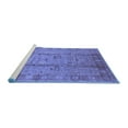 thumbnail image 2 of Ahgly Company Machine Washable Indoor Rectangle Oriental Blue Industrial Area Rugs, 7' x 9', 2 of 4