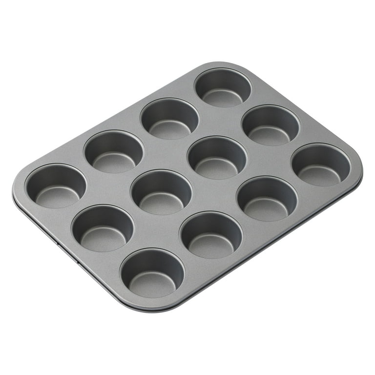 IKO Crema Collection 12 Cup Mini Muffin Pan Ceramic Non-Stick Soft