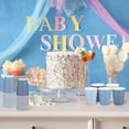 thumbnail image 5 of 60 Pieces 9 Ounce Disposable Paper Cups Gradient Blue Party Cups Drinking Cups for Party, DIY, and Holiday, 4 Colors, 5 of 14