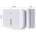 thumbnail image 6 of Plussen Paper Towel Dispenser Wall-Mounted Multi-Fold Tissue Holder for Home & Commerical, White, 6 of 9