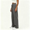 thumbnail image 2 of Asgosdo Sweatpants for Women Wide Leg Baggy Fleece Lined Drawstring High Waisted Casual Workout Pants Fall Lounge Pants with Pockets, 2 of 8