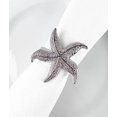 thumbnail image 3 of Fennco Styles Coastal Sea Creatures Metal Napkin Rings, Set of 6 - Silver Nautical Sea Life Napkin Holders for Home Décor, Dining Table, Banquets, Family Gathering and Special Occasions, 3 of 8