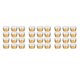 thumbnail image 1 of Dessert Cups with Lids, 150 Pack Gold Aluminum Foil Baking Cups Holders, Cupcake Bake Utility Ramekin Clear Pudding Cups, 1 of 5