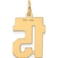 thumbnail image 4 of 14K Yellow Gold Small Polished Number 15 Charm Made In United States ls15, 4 of 6
