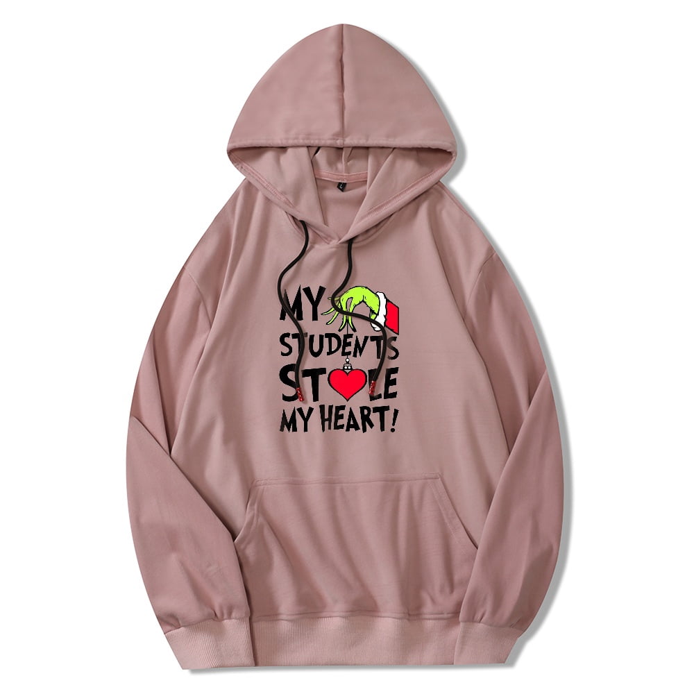 Christmas Grinch Hooded Sweater Long 