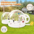 thumbnail image 3 of Jocisland 11.5ft & 8.2ft Bubble House with Balloons, PVC Bounce Bubble House with Two 750W Air Blowers for Party, Commercial Use, Wedding, 3 of 8