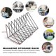 thumbnail image 3 of 3X Vinyl Record CD Magazine Storage Rack Album Display Rack Multifunctional Vertical European Art C, 3 of 5