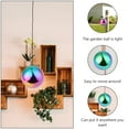 thumbnail image 6 of Set of 2 Stainless Steel Gazing Globe Mirror , Colorful Metal Spheres for Outdoor Garden Decoration, 6 of 6