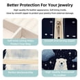 thumbnail image 3 of Starry Polar Bear Travel Portable Square Jewelry Box Organizer Earring Necklace Bracelet Holder Decorative Display Case Stand Storage Box, 3 of 6