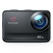 Victure 4K 60FPS AC940 Action Camera 8M Bare Machine Waterproof 20MP Sports Camera with Touch Screen Vlog Camera EIS Remote Control - Best Reviews Guide
