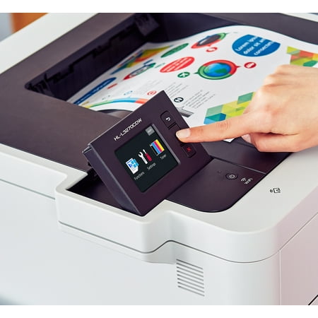 Brother - HL-L3270CDW Wireless Color Laser Printer - White