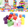 thumbnail image 1 of Filfeel Colored Block Set, Wood Colored Block Toy, Environmentally Friendly For Kids Education Toys For Children A Gift, 1 of 8