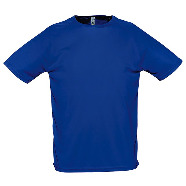 SOLS - Camiseta de deporte transpirable de manga corta para hombre - Modelo Sporty (Azul Real)