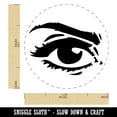 thumbnail image 2 of Woman's Left Eye with Eyebrow Mascara and Eye Shadow Rubber Stamp for Scrapbooking Crafting Stamping - Medium 1 Inch, 2 of 7