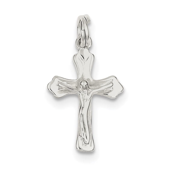 Sterling Silver Crucifix Charm (28 X 15) Made In China qc4371