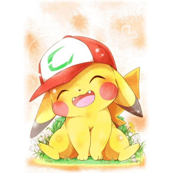 Pikachu Diamond Painting Kits for Adults Beginners Round Full Drill 5D DIY Diamond Art Kits Diamond Painting Kits Picture Art for Home Wall Decor 12x16 inch