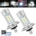 thumbnail image 1 of 2Pcs H7 LED Fog Light Bulbs 12V 21W 6000K Xenon White Front Fog Light Bulbs Headlight for Driving Daytime Running Lights, 1 of 9