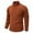 Brown, variant on Men Adding Fleece Elastic Knit Sweater Warmth Laziness Loose Casual High Collar Sweater