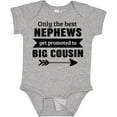 thumbnail image 3 of Inktastic Only the Best Nephews Get Promoted to Big Cousin Boys or Girls Baby Bodysuit, 3 of 5