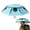 Light Blue, variant on Solar Fan Hat with Removable Fan,Umbrella Shape Wide Brim Cooling Sun Fishing Hat, Double-Layer Waterproof Fishing Umbrella Hats for Summer Camping Fishing Beach Sunshade Outdoor