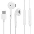 thumbnail image 1 of Type C Earphone Wired Half In Ear HD Headphone White for OPPO Reno R17Pro Find X, 1 of 4