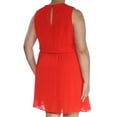 thumbnail image 2 of MAISON JULES Womens Red Sleeveless Above The Knee Sheath Dress Size: XXL, 2 of 2