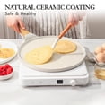 thumbnail image 2 of Sartén para crepes SENSARTE antiadherente de 26 cm con revestimiento cerámico esparcidor, 2 of 7