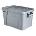 thumbnail image 3 of Contenedor de almacenamiento BRUTE Tote de Commercial Products con tapa, 20 galones, gris, 3 of 6