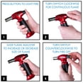 thumbnail image 5 of Logix Butane Torch, Red, 5 of 7