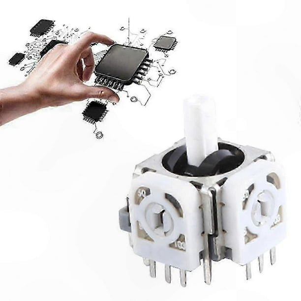10PCS 3D Analog Joystick Replacement Modules for Gaming Controller Repair Parts Potentiometer Components