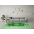 thumbnail image 3 of Ahgly Company Indoor Rectangle Medallion Emerald Green Traditional Area Rugs, 4' x 6', 3 of 4