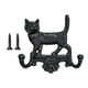 thumbnail image 4 of Gancho de pared de hierro fundido con doble gancho decorativo con forma de animal, práctico gancho Gato, 4 of 9