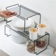 thumbnail image 2 of Injueey Organizador de estante multifuncional, estante de almacenamiento práctico y ajustable, estante de almacenamiento de cocina Juegos de accesorios de baño, 2 of 6