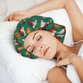 thumbnail image 6 of Kdxio Cartoon Turkey Pattern Satin Bonnet Silk Bonnet Hair Bonnet for Sleeping Hair Bonnets for Women Curly Natural Hair, 6 of 6