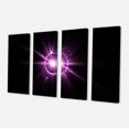 thumbnail image 2 of Purple Flash of Bright Star - Impression sur Toile Florale, 2 of 3