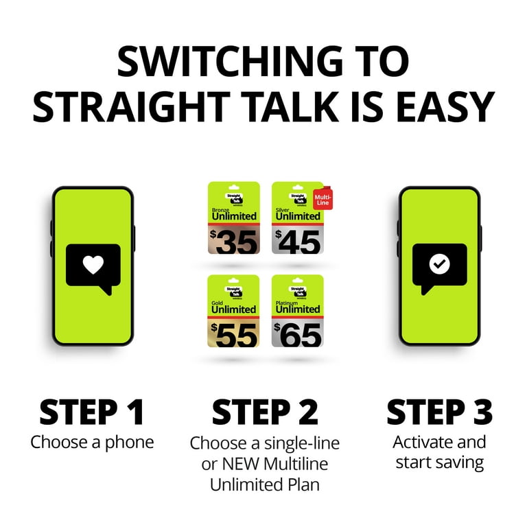 Straight Talk TCL 40 T, 32GB, Black - Prepaid Smartphone [Locked to  Straight Talk]